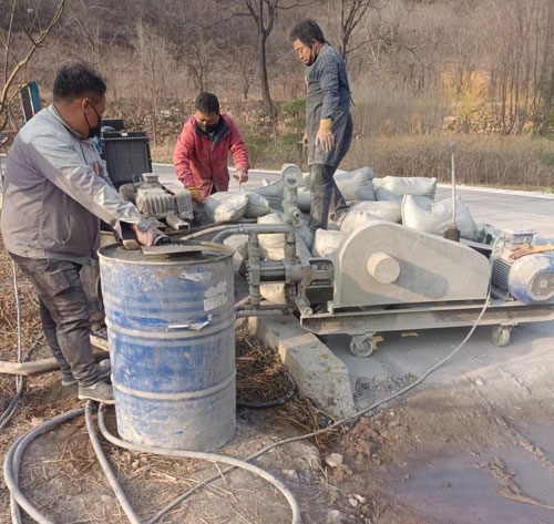 福山路面下沉注浆